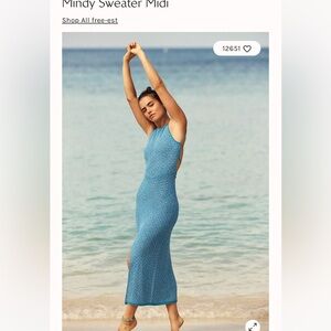 Mindy sweater midi dress